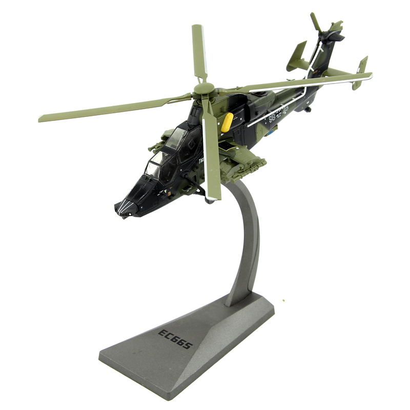 正品AF1德国陆军EC-665欧洲虎式UHT武装直升机 合金成品飞机模型1