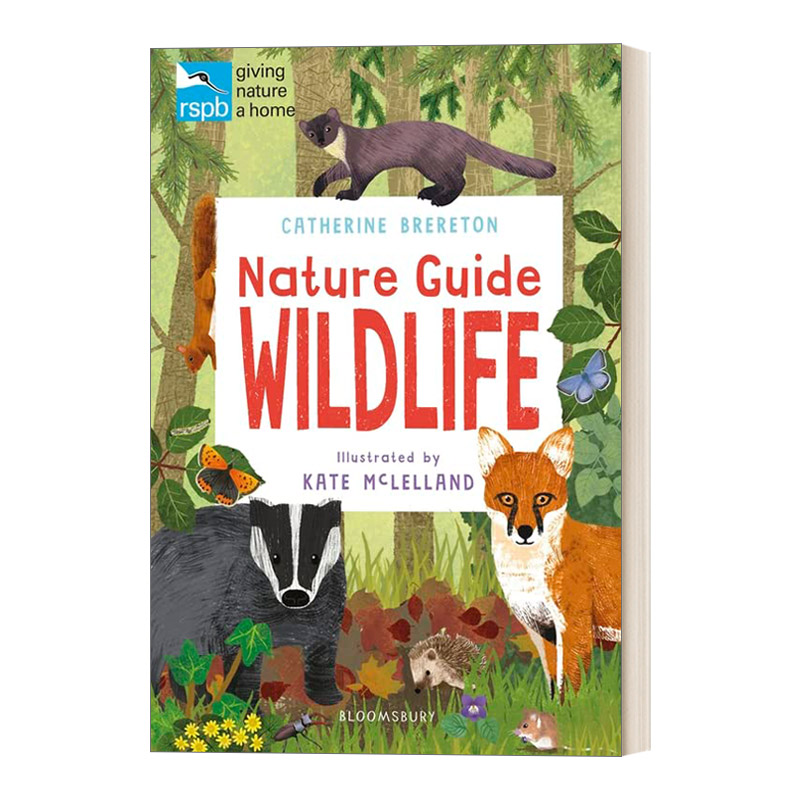 英文原版 RSPB Nature Guide Wildlife RSPB自然指南 野生动物 英国皇家鸟类保护协会 儿童插画百科 英文版 进口英语原版书籍