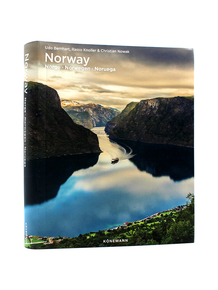 现货 Norway 挪威 山脉 冰川和深凹的沿海峡湾 近500张照片 展示了斯堪的纳维亚国家风景的多样性 进口原版 多语种