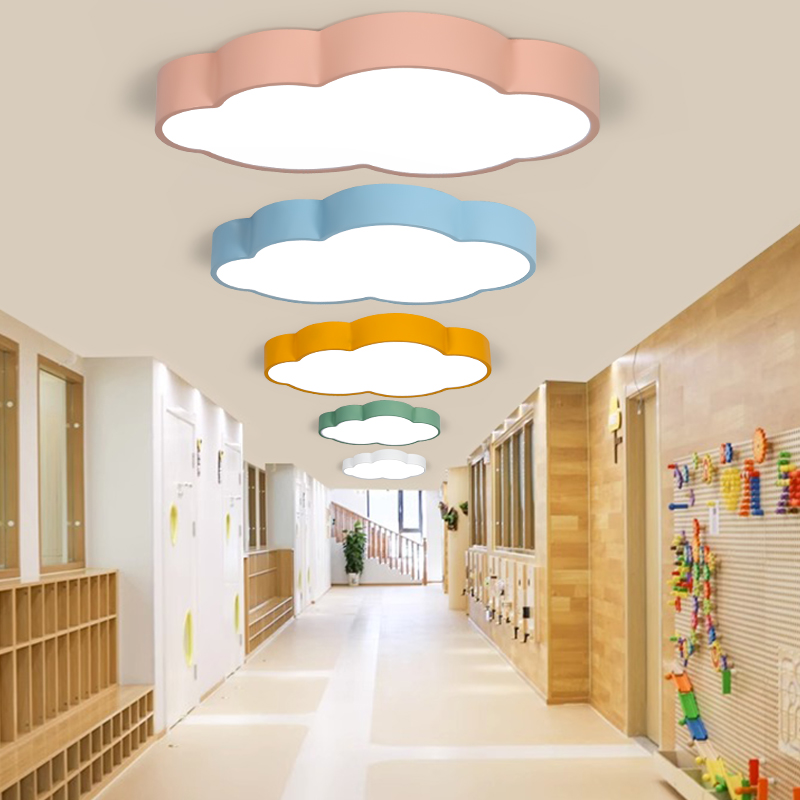 幼儿园云朵吊灯培训机构学校走廊教室大厅灯儿童乐园游乐场造型灯