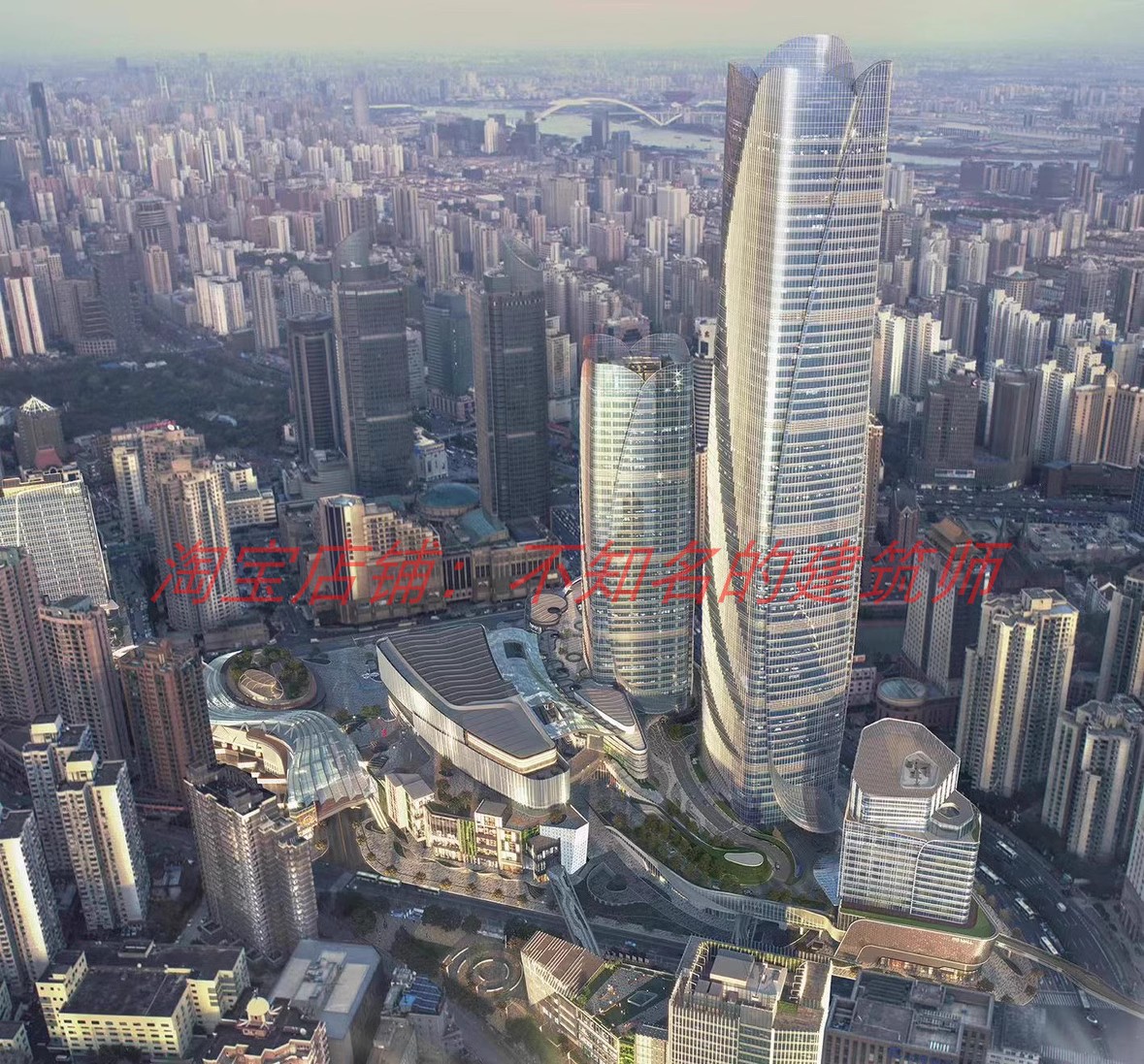 【美国PCPA】新鸿基ITC上海徐家汇国贸中心商业设计+景观设计等