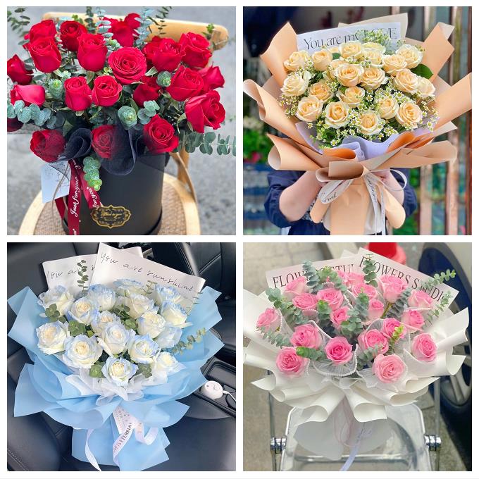 广西贺州市八步区平桂区昭平县同城花店订玫瑰生日鲜花送老婆女友