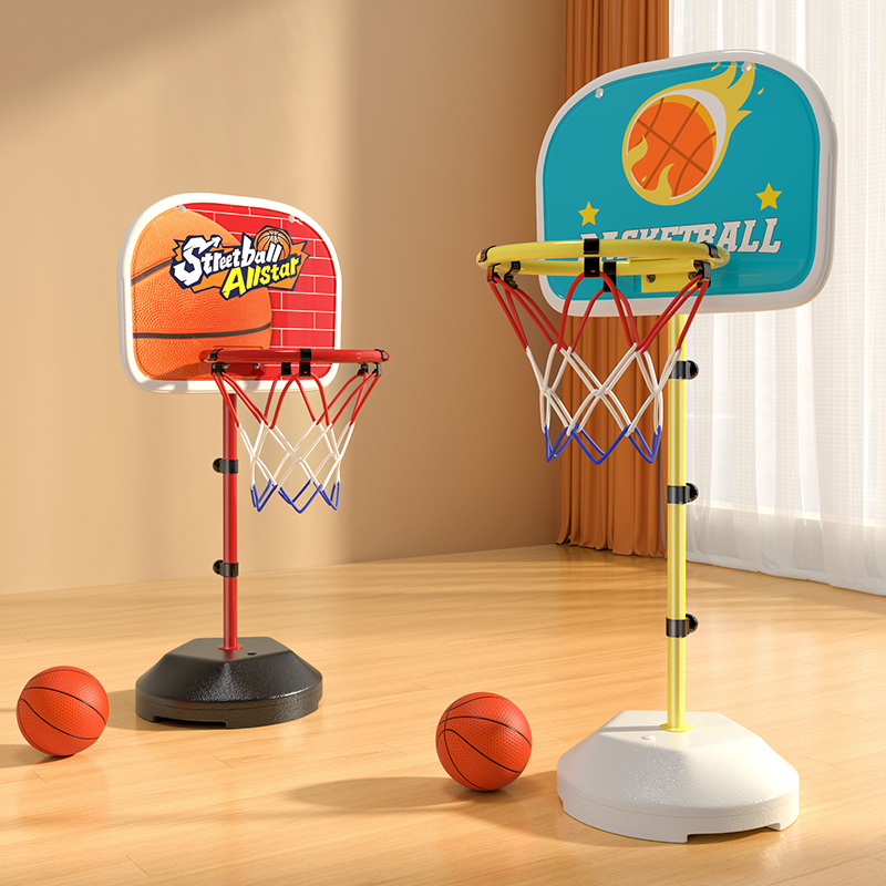 篮球投篮框儿童室内投篮架3岁男孩6球类家用宝宝静音玩具移动户外