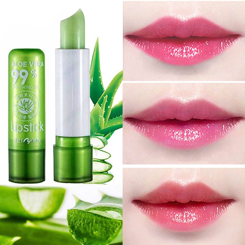 Aloe Vera Lipstick Lip Stick Moisturizing Color Changing唇膏