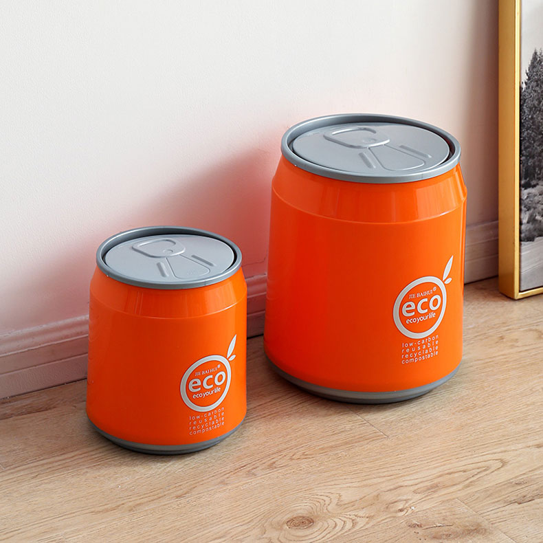 大号按压式可乐易拉罐垃圾桶纸篓客厅厨房垃圾桶垃圾筒创意塑料