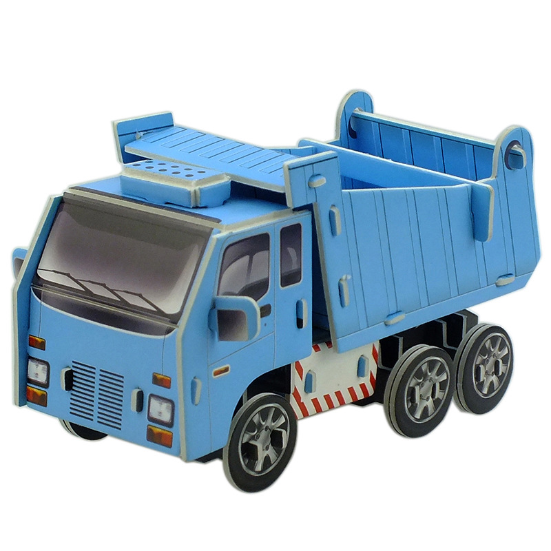 纸板交通工具玩具模型