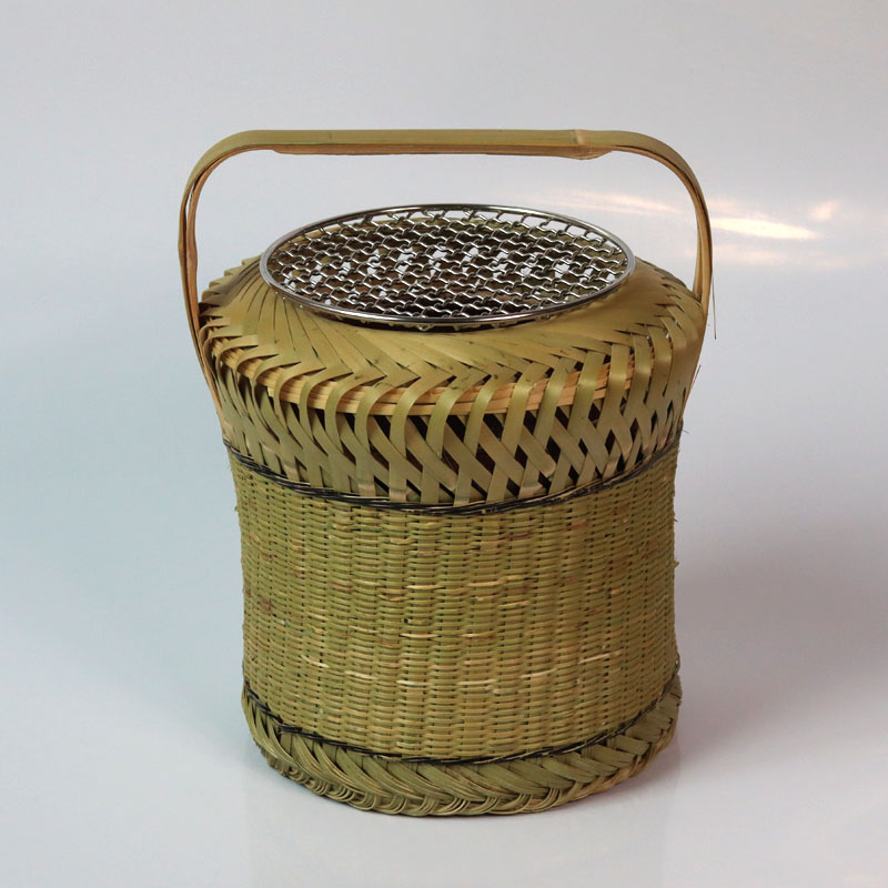 湘西传统中式烘笼竹编手提火笼取暖器暖手宝冬季户外钓鱼移动取暖
