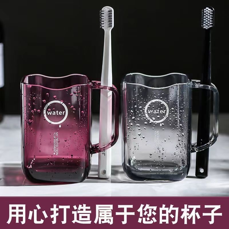日本刷牙杯漱口杯家用一家三口牙缸杯子情侣牙具旅行儿童洗漱套装