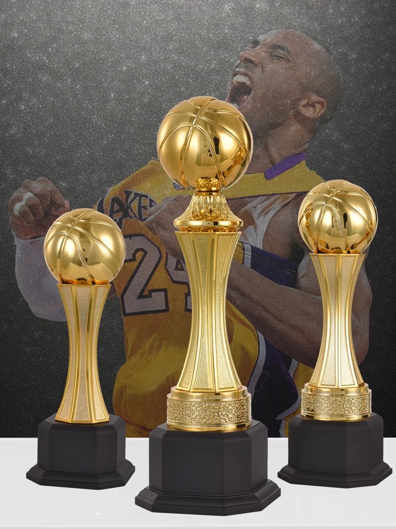 金属篮球奖杯定制超大创意NBA三分王得分王篮板王MVP冠军奖杯制作