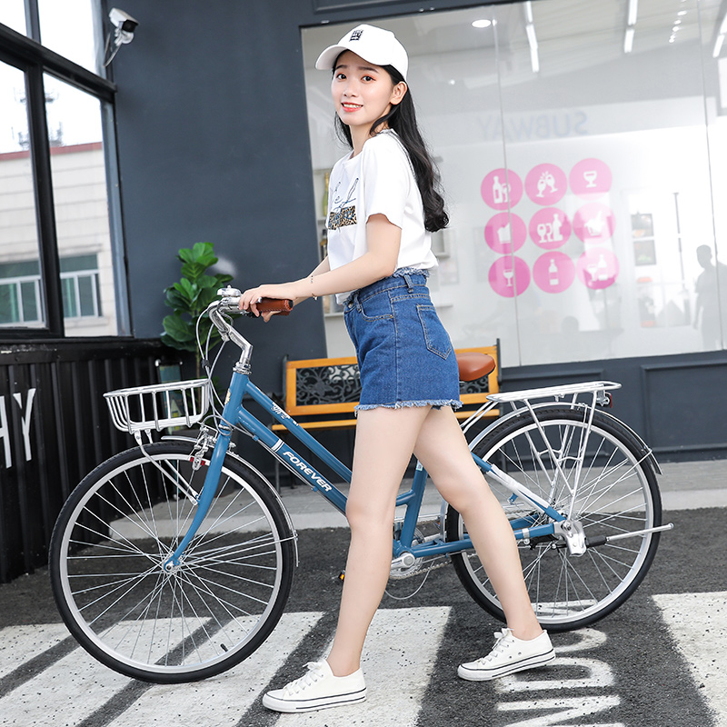 永久正品自行车成人用日本男女式禧玛诺内三速花鼓变速代步单车