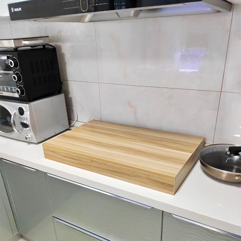 双灶煤气灶燃气灶台上放盖板盖桌电磁炉支架子木质底座厨房用置物