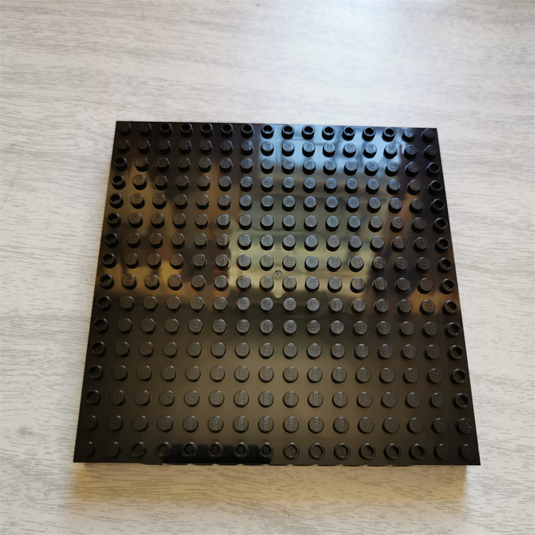 LEGO乐高 65803 16x16 底板砖 连接 黑色 艺术画 像素画 6302092