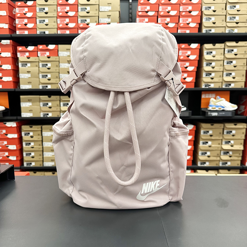 正品Nike/耐克男女学生书包大容量抽绳双肩背包电脑包 BA6150-516