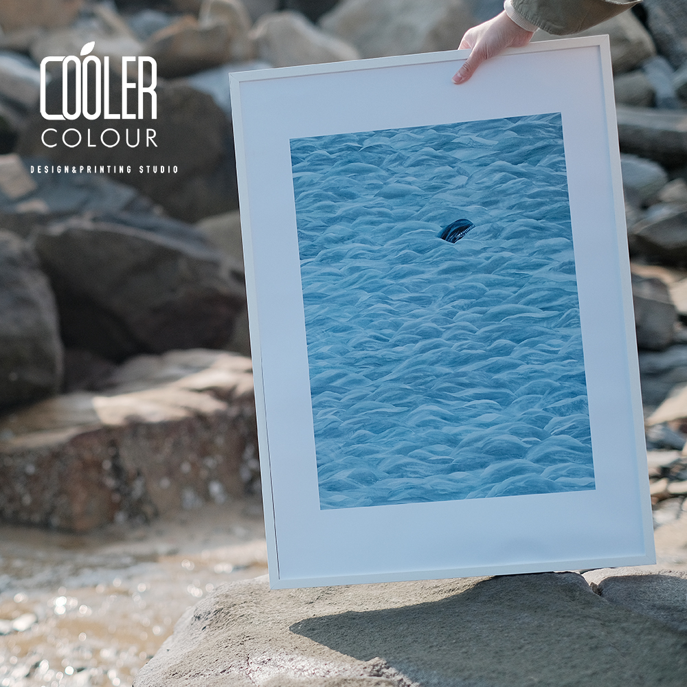 CoolerColour 北欧独家签约插画师作品 孤独的小鲸鱼 装饰画海报