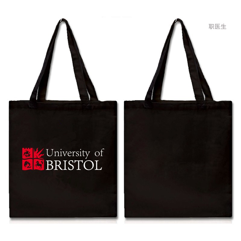 英国布里斯托大学帆布袋University of Bristol纪念品环保购物袋