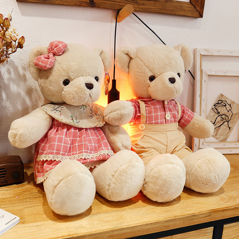 大号泰迪熊可爱小熊公仔毛绒玩具女生抱抱熊床上睡觉玩偶情侣娃娃