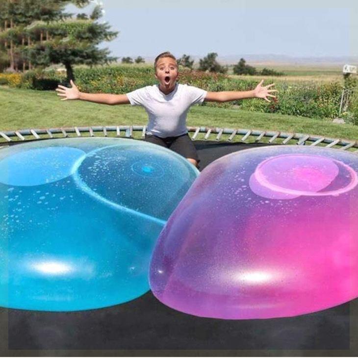 儿童水气汽球超大号加厚可注水不破防爆坐地上压不烂的装水踩不坏