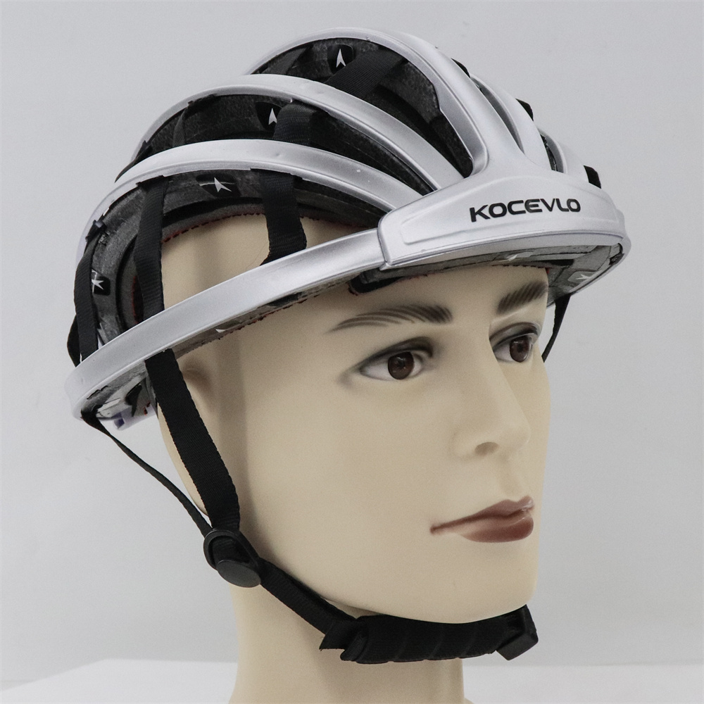 免安装折叠式公路自行车城市通勤休闲头盔便携式一体薄款骑行头盔