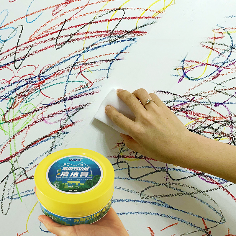 乳胶漆墙面清洁剂擦白墙壁去污除蜡笔画笔涂鸦污渍清除神器清洗剂
