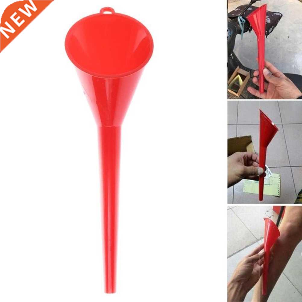 Multi-function Red/Yellow Motorcycle Car Long Mouth Funnel E