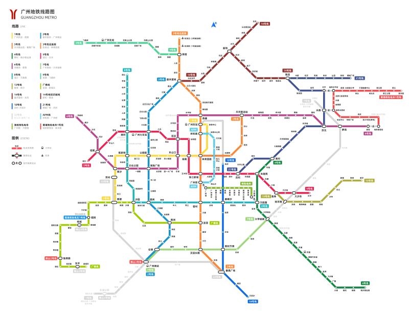 上海地铁线路图 2022