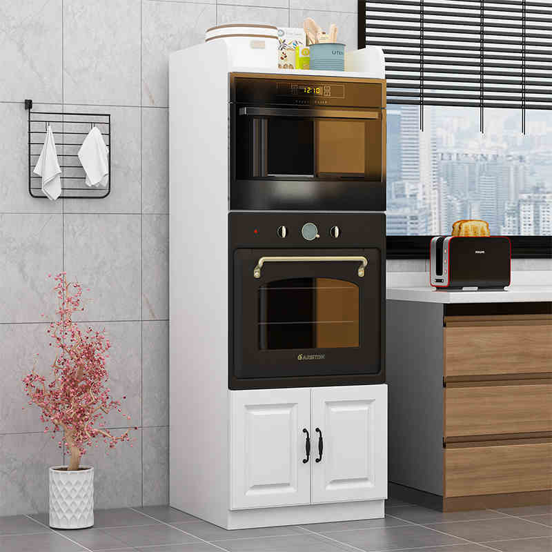厨房台面嵌入式消毒柜洗碗机蒸烤箱柜子落地置物架电器收纳橱柜门