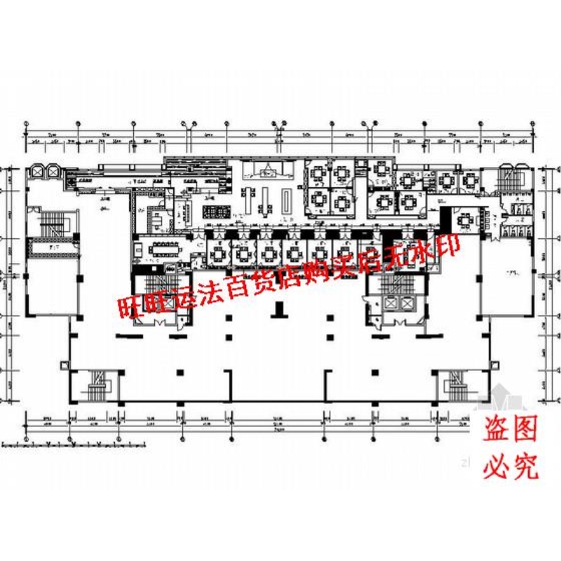 宁静淡雅新中式风格茶楼设计施工cad图纸（含高清效果cad图