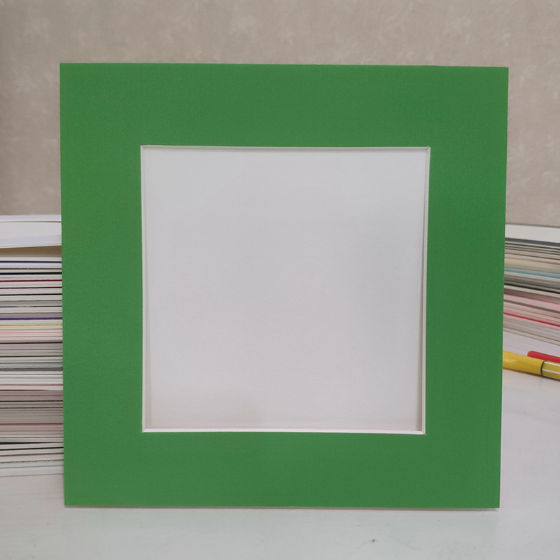 10x10方形油画框 小正方形白色圆形纸相框 卡纸画框 油画棒作品框