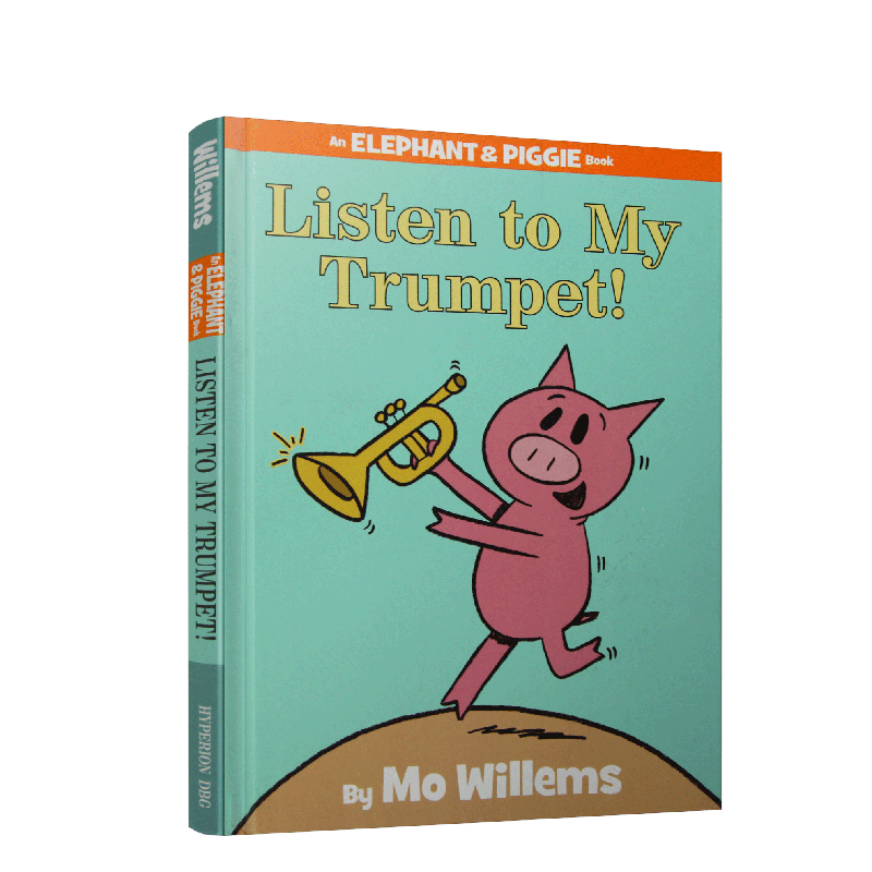 现货 原装进口Elephant & Piggie Books: Listen to My Trumpet! 小象小猪系列：听我吹小号 [精装] 儿童绘本 亲子互动学习