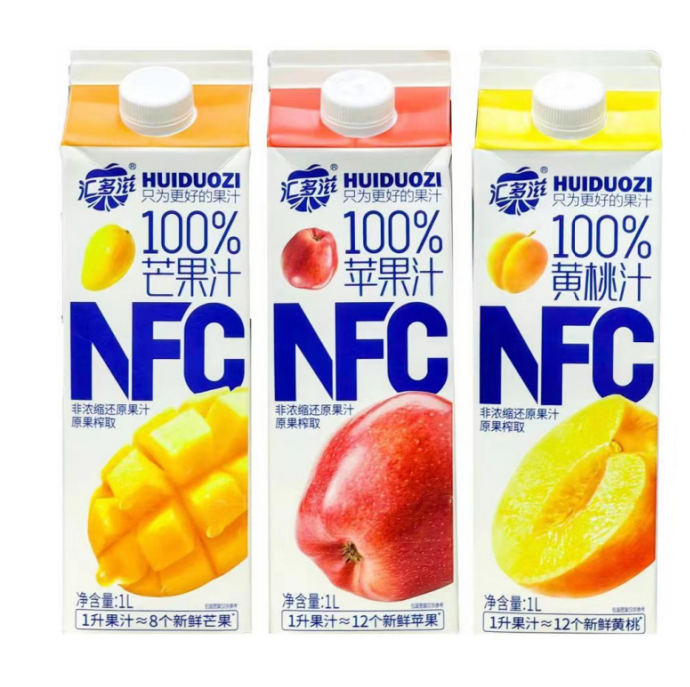 汇多滋橙汁NFC100%果汁配料表干净的非浓缩还原果汁饮料网红推荐
