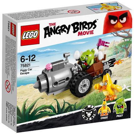 LEGO 乐高 Angry Birds 愤怒的小鸟 75821 小猪大逃亡 拼插积木