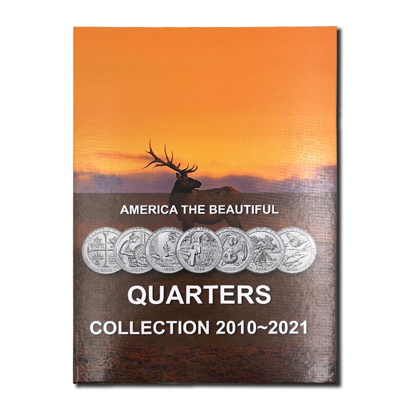 2010-2021年 美国国家公园币56枚大全套 25美分 公园纪念币 册装