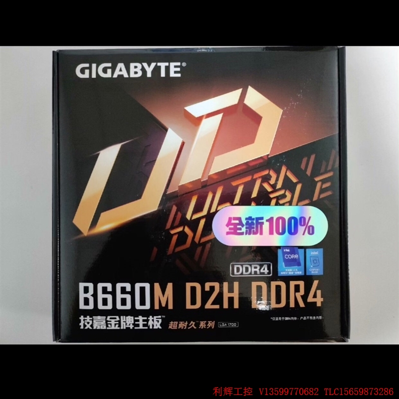 技嘉主板 B660M D2H DDR4 2.5G