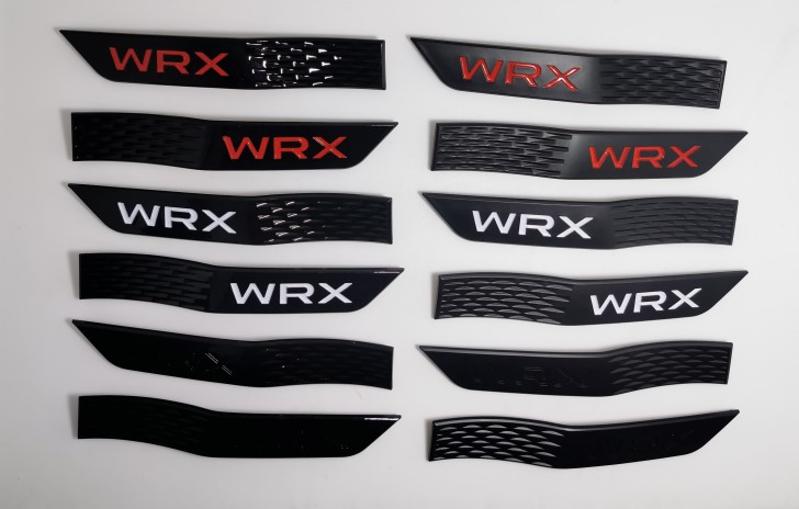 适用于斯巴鲁SUBARU AWD WRX 改装车标叶子板侧标后尾字标车贴