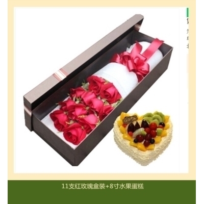 南京六合葛塘紫晶广场龙池时代凤凰山公园玫瑰生日蛋糕鲜花店同城