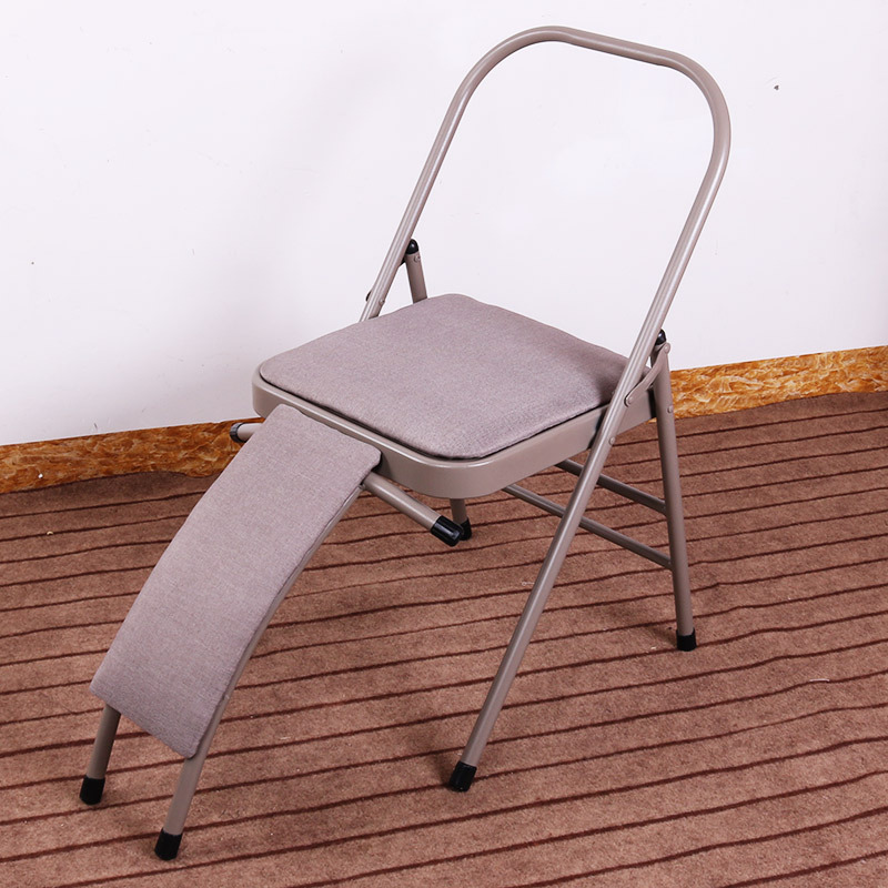 家用瑜伽辅助椅多功能折叠锻炼椅Yoga加强型腰托背部拉伸瑜伽椅子