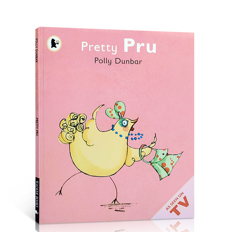 英文原版绘本Pretty Pru BBC动画提莉和她的朋友系列:漂亮的母鸡儿童英语启蒙经典绘本3-7岁侦探小故事早教亲子阅读图画书正版