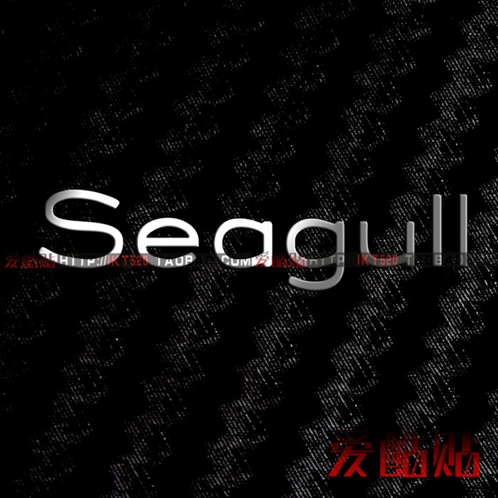 Seagull标志 海鸥logo金属贴手机 怀旧 相机 单反 镜头DIY贴纸
