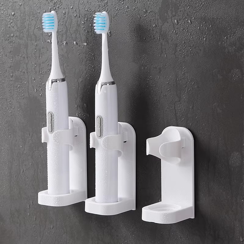 免打孔电动牙刷架壁挂式牙刷挂架卫生间牙刷收纳底座牙具置物架