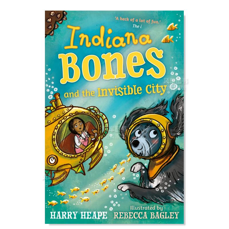 【预 售】印第安纳骨头和看不见的城市 Indiana Bones and the Invisible City 英文儿童故事 原版图书外版进口书籍 Harry Heape,