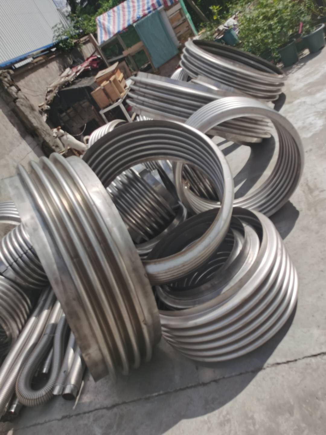 304不锈钢焊接型补偿器波纹管DN300 400 500 600 800 1000 1200