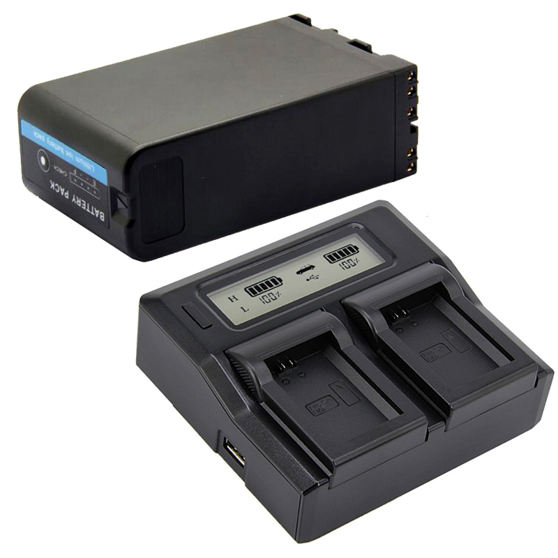 适用 摄像机双充双座充电器电池索尼PMW-EX1R EX3 F3K EX280 BP-U60 U90 U30 U65 U95 EX260 FS5 FS7 X280