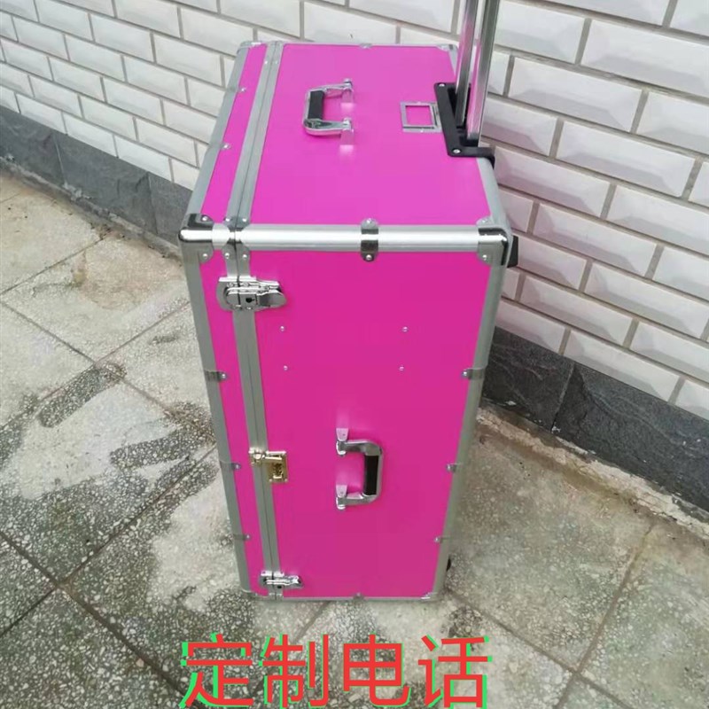 现货速发演出拉杆箱 铝箱 服装箱 手提式演员化妆箱歌舞团设备箱
