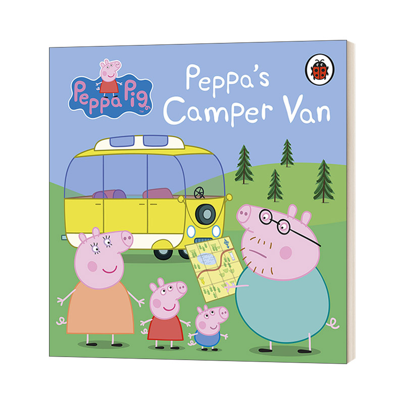 Peppa Pig  Peppa's Camper Van 小猪佩奇的露营车 英文原版儿童绘本 进口英语纸板书籍