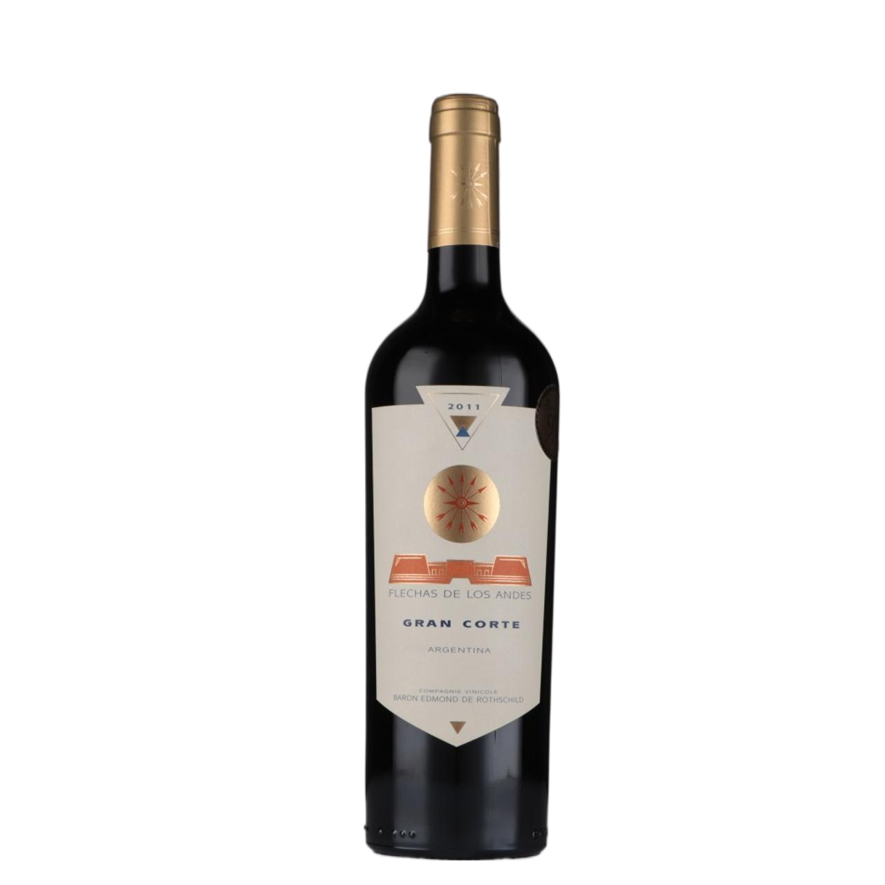 2011阿根廷安第斯之箭科尔特红葡萄酒 原瓶进口红酒  GRAN CORTE