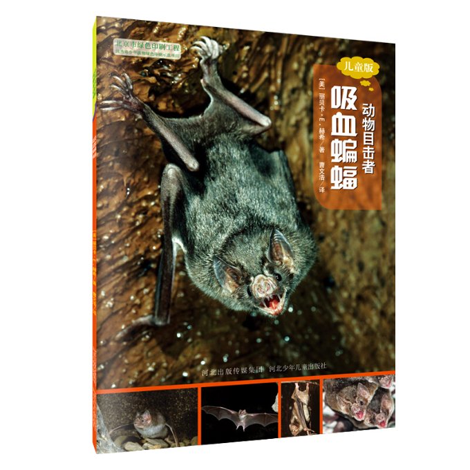 动物目击者系列:吸血蝙蝠  儿童版 9787537695602 河北少年儿童出版社 YW