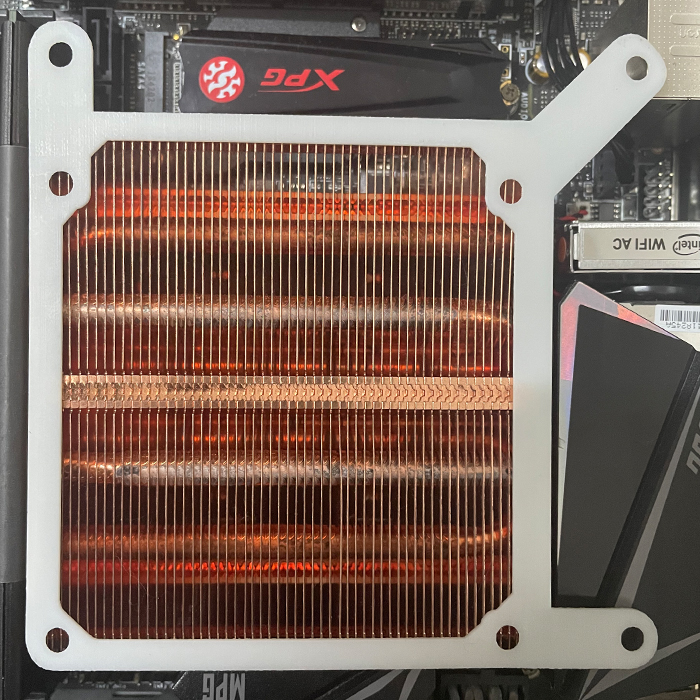 利民axp90i-R+X36+X47+X53散热器转接9-12cm风扇不占高度支架打印