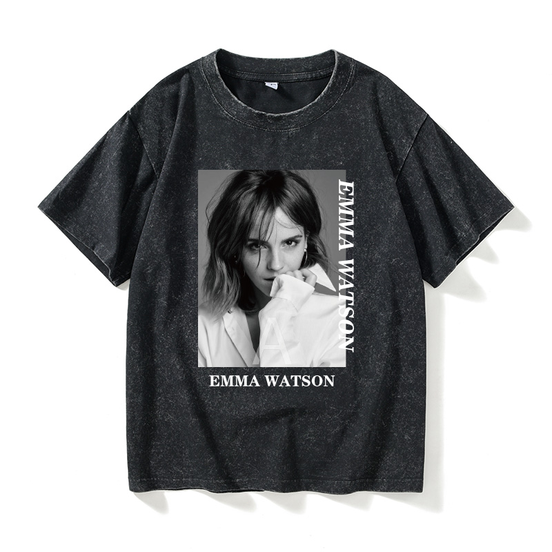 艾玛沃特森Emma Watson同款周边赫敏T恤短袖休闲衣服女男圆领大码