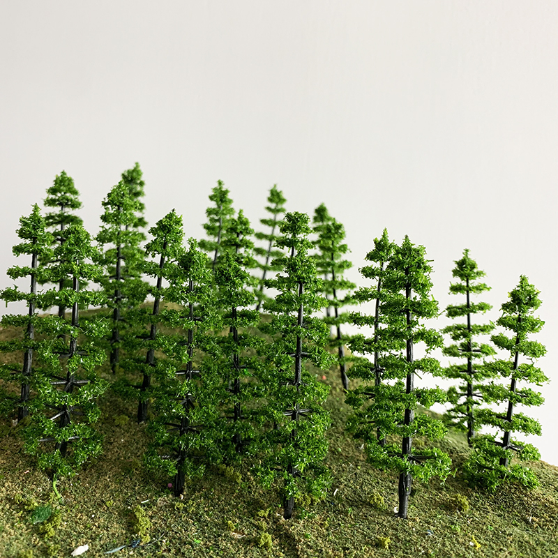 仿真松树场景模型树冷杉模型沙盘树模型场景树微景观手工制作材料