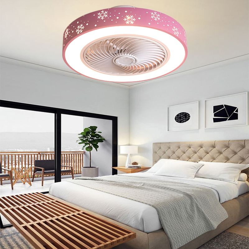 儿童房吸顶风扇灯2020新款现代简约吊扇灯卧室客厅厨房风扇一体灯
